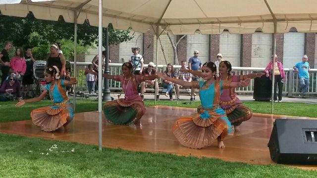 Students performing